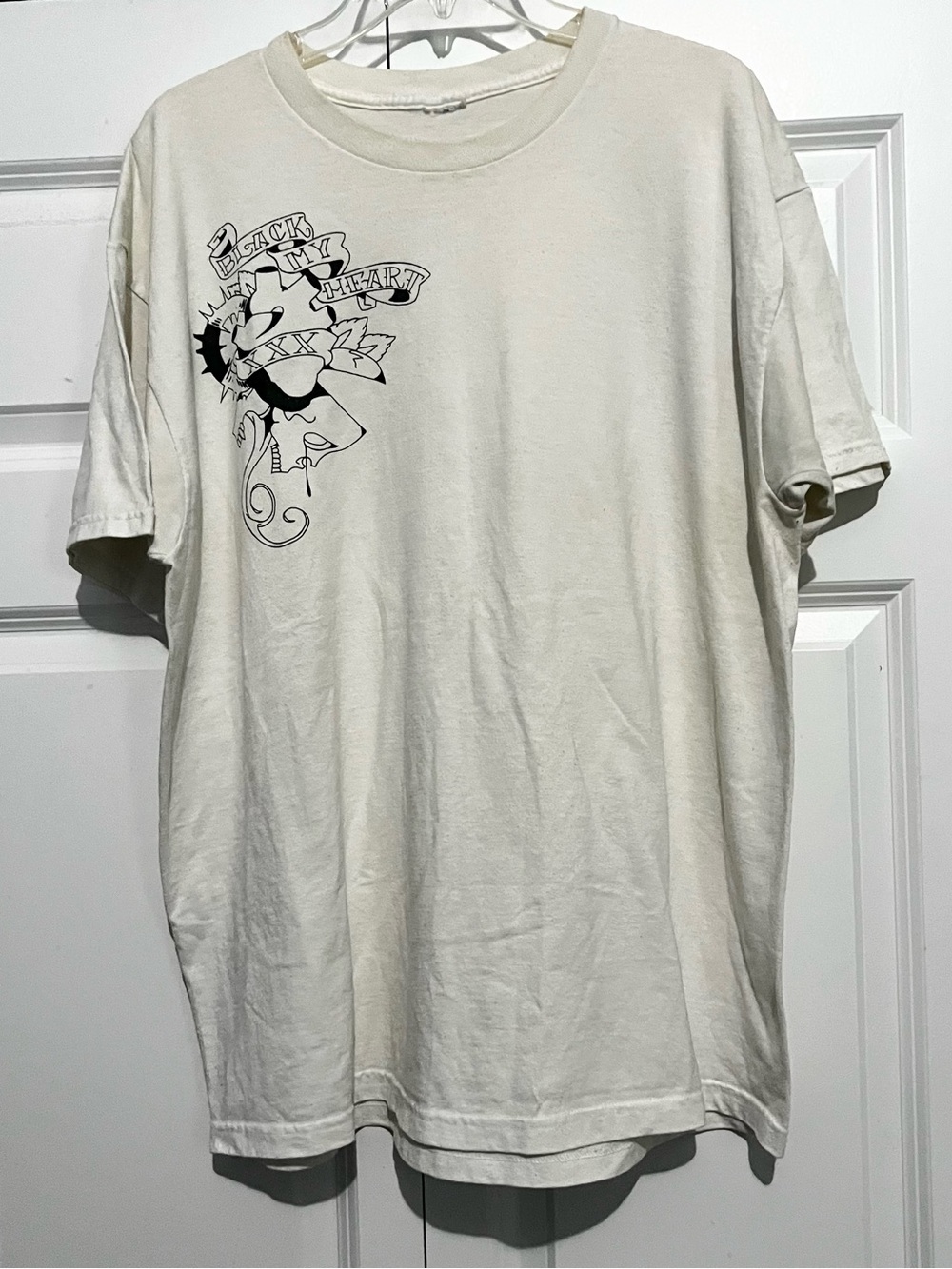 Black My Heart Vintage Y2K Hardcore Band Tee
